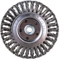 Кордщетка радиальная витая (150 мм; М14) ПРАКТИКА 242-663