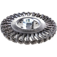 Кордщетка радиальная витая (150 мм; М14) ПРАКТИКА 242-663