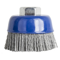 Кордщетка чашеобразная абразивная (90 мм; М14) ПРАКТИКА 242-649