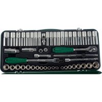 Комплект 12-гранных головок 3/8", 8-19мм, 3/8"-7/8", 50шт Hans 3650-2MA