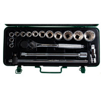 Комплект 12-гранных головок 10-32мм, 17шт Hans 4618-2M