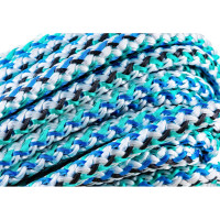 Вязаный полипропиленовый шнур, цветной, моток, 6мм х 20м Эбис 00005