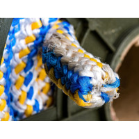 Вязаный полипропиленовый шнур, цветной, катушка 16мм х 100м Эбис 00091