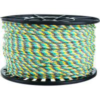 Плетеный полипропиленовый шнур, 16-прядный, катушка, 6мм х 200м Эбис 00108