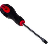 Ударная отвертка MATRIX, SL6x100 мм, двух-компонентная рукоятка, CrV // 19115