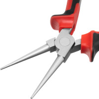 Круглогубцы NICKEL MATRIX 160 мм, никелированные, двухкомпонентные рукоятки 17355