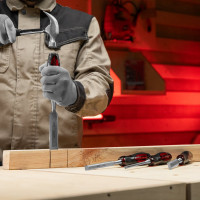 Набор плоских долот-стамесок MATRIX "Тигровый глаз" 4 штуки, 6-12-18-24 мм 24432