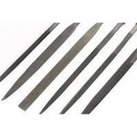 Набор надфилей MATRIX 160x4 мм, обрезиненные рукоятки, 6 шт. 15816