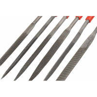 Набор надфилей MATRIX 180x5 мм, пластиковые рукоятки, 6 шт. 15822