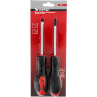 Набор ударных отверток MATRIX PH2x100, SL6x100, CrV, 2шт. 19121