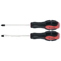 Набор ударных отверток MATRIX PH2x100, SL6x100, CrV, 2шт. 19121