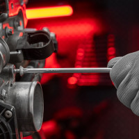 Набор удлиненных имбусовых ключей MATRIX TORX T10-T50, CrV, сатинирование, 9 шт. 12306