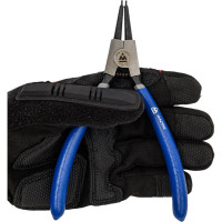 Съемник для стопорных колец МАСТАК 180 мм прямые губки разжатие 033-10180H