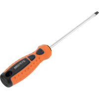 Отвертка SPARTA "Point", SL4,0x100 мм, CrV, 2-х компонентная рукоятка// 11763