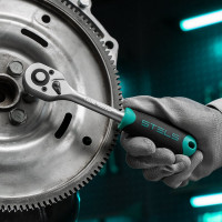 Ключ-трещотка 3/8", 72 зуба, с быстрым сбросом, CrV STELS 14026