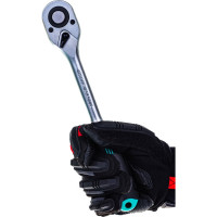 Ключ-трещотка 1/2", 72 зуба, с быстрым сбросом, CrV STELS 14027