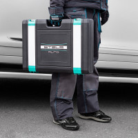 Набор инструмента 1/4", 1/2", CrV, S2, усиленный кейс, 119шт STELS 14112