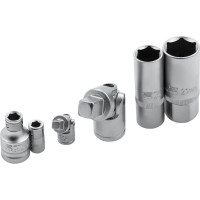 Набор инструмента 1/4", 1/2", CrV, S2, усиленный кейс, 119шт STELS 14112