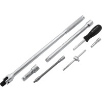 Набор инструмента 1/4", 1/2", CrV, S2, усиленный кейс, 119шт STELS 14112