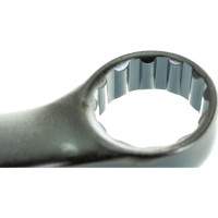 Набор комбинированных ключей 6-22 мм, 12шт, CrV, матовый хром STELS 15429