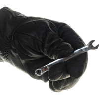 Набор комбинированных ключей 6-22 мм, 12шт, CrV, матовый хром STELS 15429