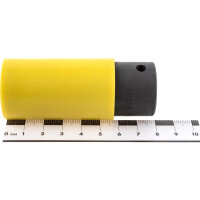 Головка ударная тонкостенная для литых дисков (22 мм; 1/2"; желтая) Hans 84304C22