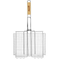 Объемная решетка-гриль 240х310х55 мм, хромированная SPARTA 69553