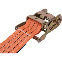 Багажный ремень с крюками STELS 0,05x6м, храповый механизм, Россия 54385