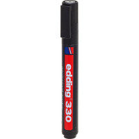 Перманентный маркер, черный, клиновидный наконечник 1-5 мм Edding E-330-1