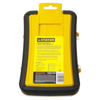 Набор: реверсивная отвертка, Т-образная отвертка-битодержатель, адаптер для торцевых головок, 43шт STAYER MASTER ТECHNO 25084-H43