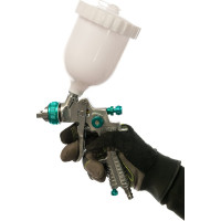 Краскораспылитель STELS AG 801 HVLP гравитационный, сопло 1.5 мм и 1.8 мм 57360