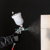 Краскораспылитель STELS AG 801 HVLP гравитационный, сопло 1.5 мм и 1.8 мм 57360