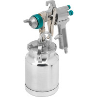 Краскораспылитель STELS AS 702 НP профессиональный, всасывающего типа, сопло 1.8 мм и 2.0 мм 57364