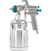 Краскораспылитель STELS AS 702 НP профессиональный, всасывающего типа, сопло 1.8 мм и 2.0 мм 57364
