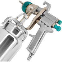 Краскораспылитель STELS AS 702 НP профессиональный, всасывающего типа, сопло 1.8 мм и 2.0 мм 57364