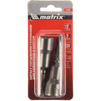 Биты с торцевыми головками (12 мм; 65 мм) 2 шт. MATRIX 11790