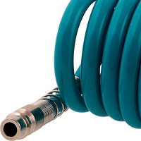 Полиуретановый спиральный шланг с быстросъемными соединениями (6х8 мм; 10 м) Stels 57007
