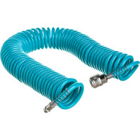 Полиуретановый спиральный шланг с быстросъемными соединениями (6х8 мм; 10 м) Stels 57007