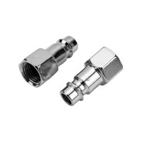 Ниппель универсальный быстросъемный STELS папа, внутренняя резьба 1/4, 2 шт. // 57054