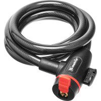 Тросовый универсальный замок с держателем MATRIX 12х1200 мм 91817