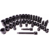 Набор ударных торцевых головок и аксессуаров (17-46 мм; 3/4"; 40 предметов)  Hans TTF-41