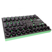 Набор ударных торцевых головок и аксессуаров (17-46 мм; 3/4"; 40 предметов)  Hans TTF-41