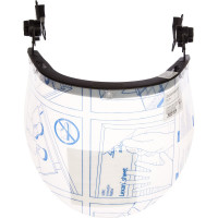 Защитный лицевой щиток с креплением на каске РОСОМЗ КБТ ВИЗИОН TITAN 04330