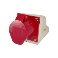 Стационарная розетка 124 TDM ELECTRIC 3Р+РЕ 32А 380В IP44 SQ0602-0005