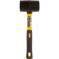 Чёрная резиновая киянка STAYER 680 г 2054-75