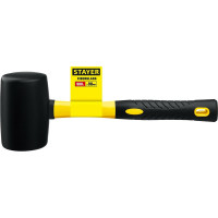 Чёрная резиновая киянка STAYER 900 г 2054-90