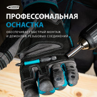 Набор бит (Ph2; 70 мм, сталь S2) 10 шт. GROSS 11262