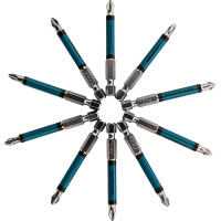 Набор бит (Ph2; 70 мм, сталь S2) 10 шт. GROSS 11262