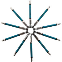 Набор бит (Ph2; 90 мм, сталь S2) 10 шт. GROSS 11263