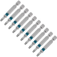 Упаковка бит GROSS TORX 15x50, сталь S2, 10 шт // 11469